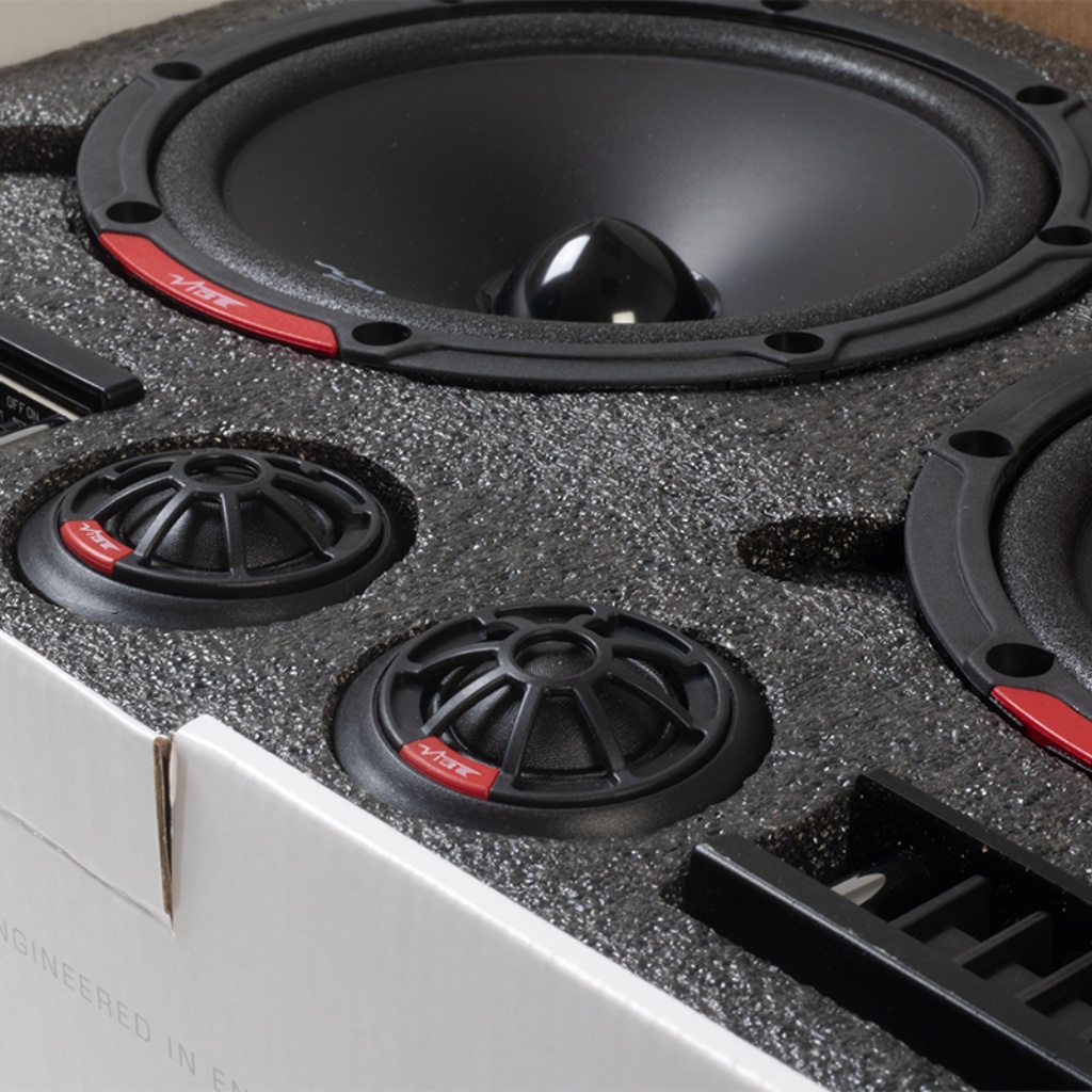 Vibe SLICK6SQC V9 Slick 6 Inch Sound Quality 2 Way SQ Component Speaker Kit