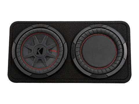 Kicker 48TCWRT102 10inch 2ohm Slim Loaded Subwoofer Enclosure