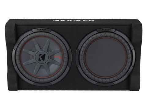 Kicker 51PTRTP12 12-Inch CompRT 2-Ohm 500W Powered Down-Firing Subwoofer