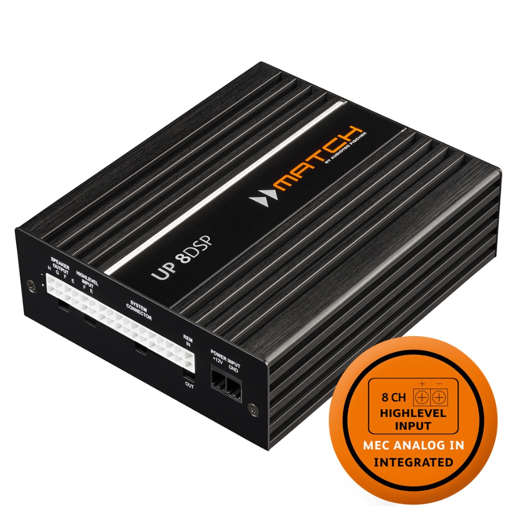 MATCH UP 8 DSP with MEC ANALOG 8 CHANNEL