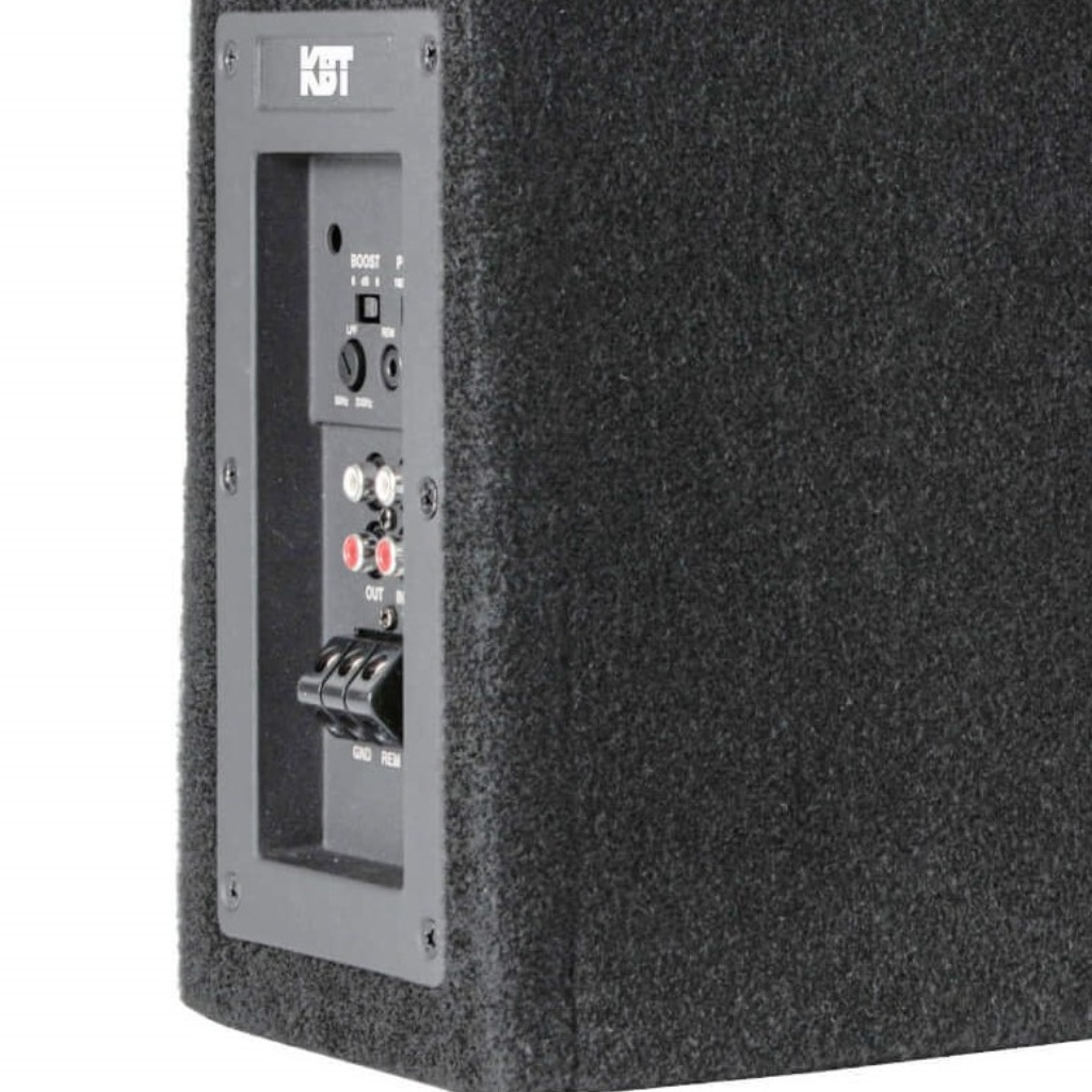 KBT 10 Inch Flat Subwoofer in Ported Box with 1000W Amplifier