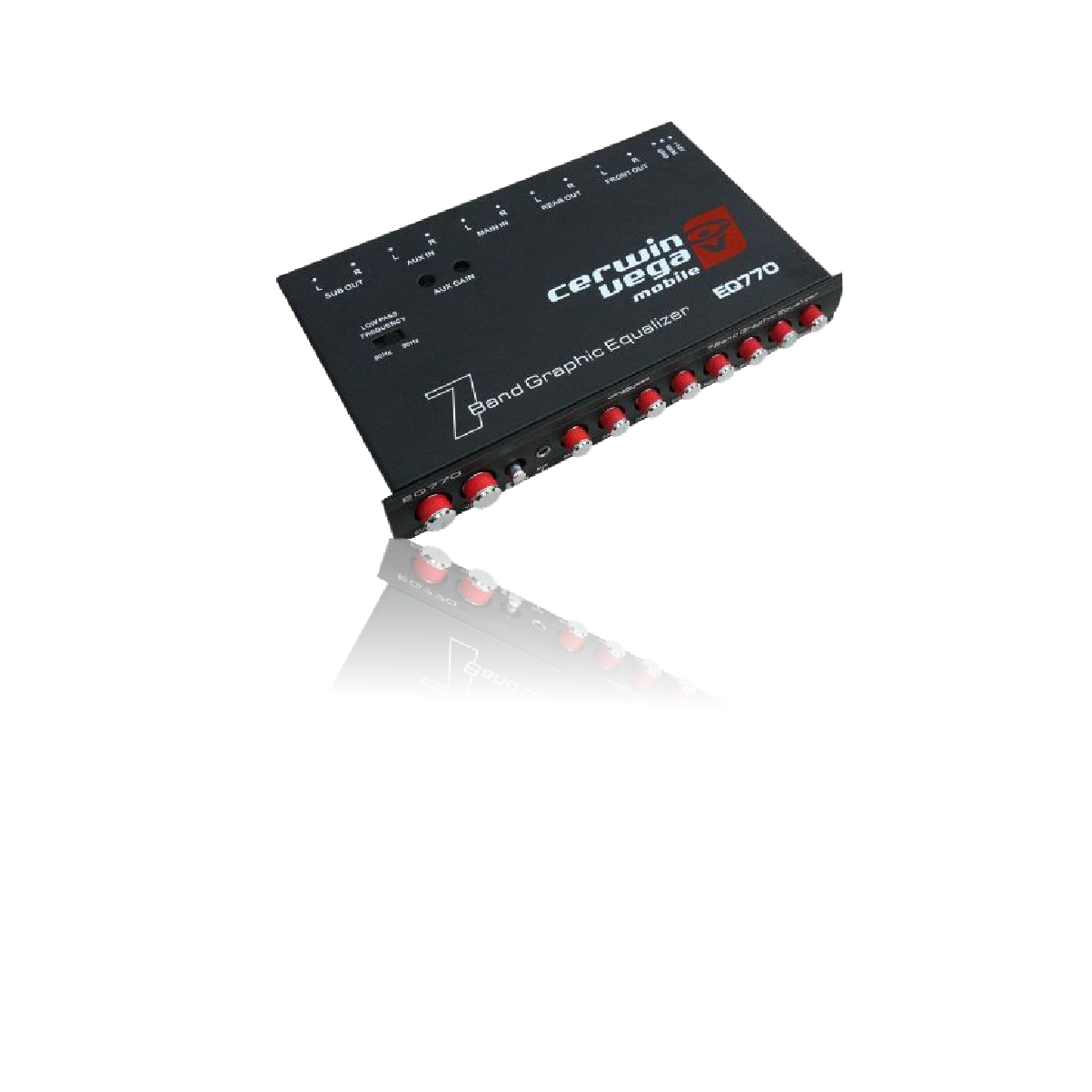 Cerwin Vega EQ770 7 Band Parametric EQ w AUX Input