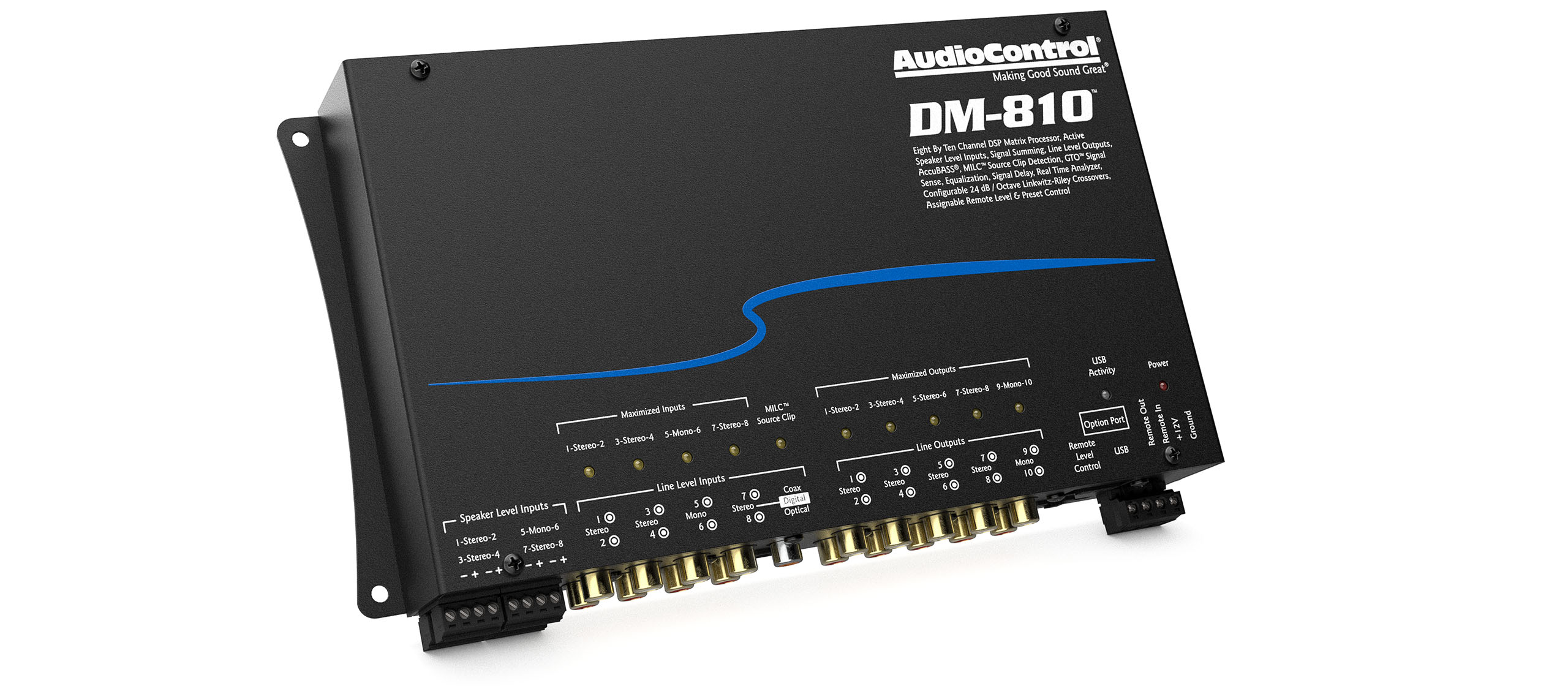 AudioControl DM 810 Eight by Ten Channel Matrix DSP