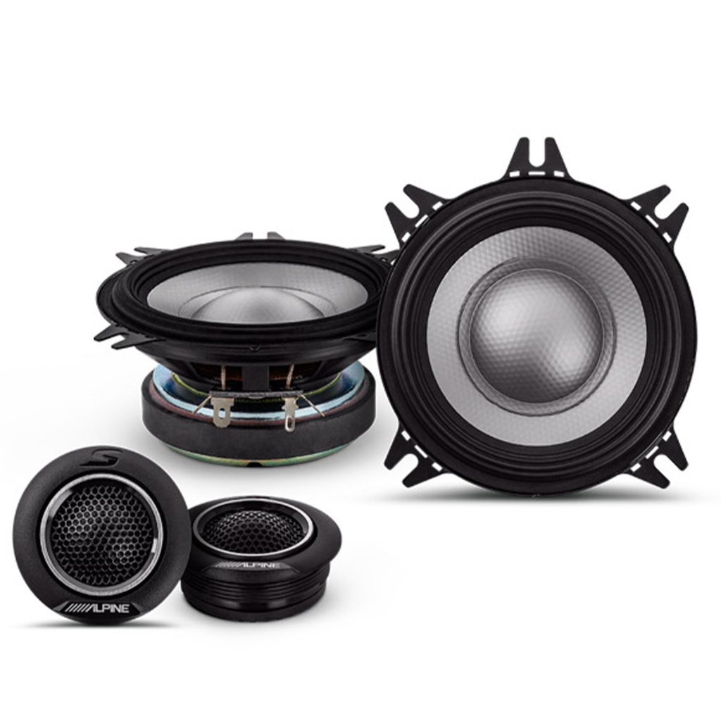Alpine S2 S40C S Series 4 Inch Component Speakers